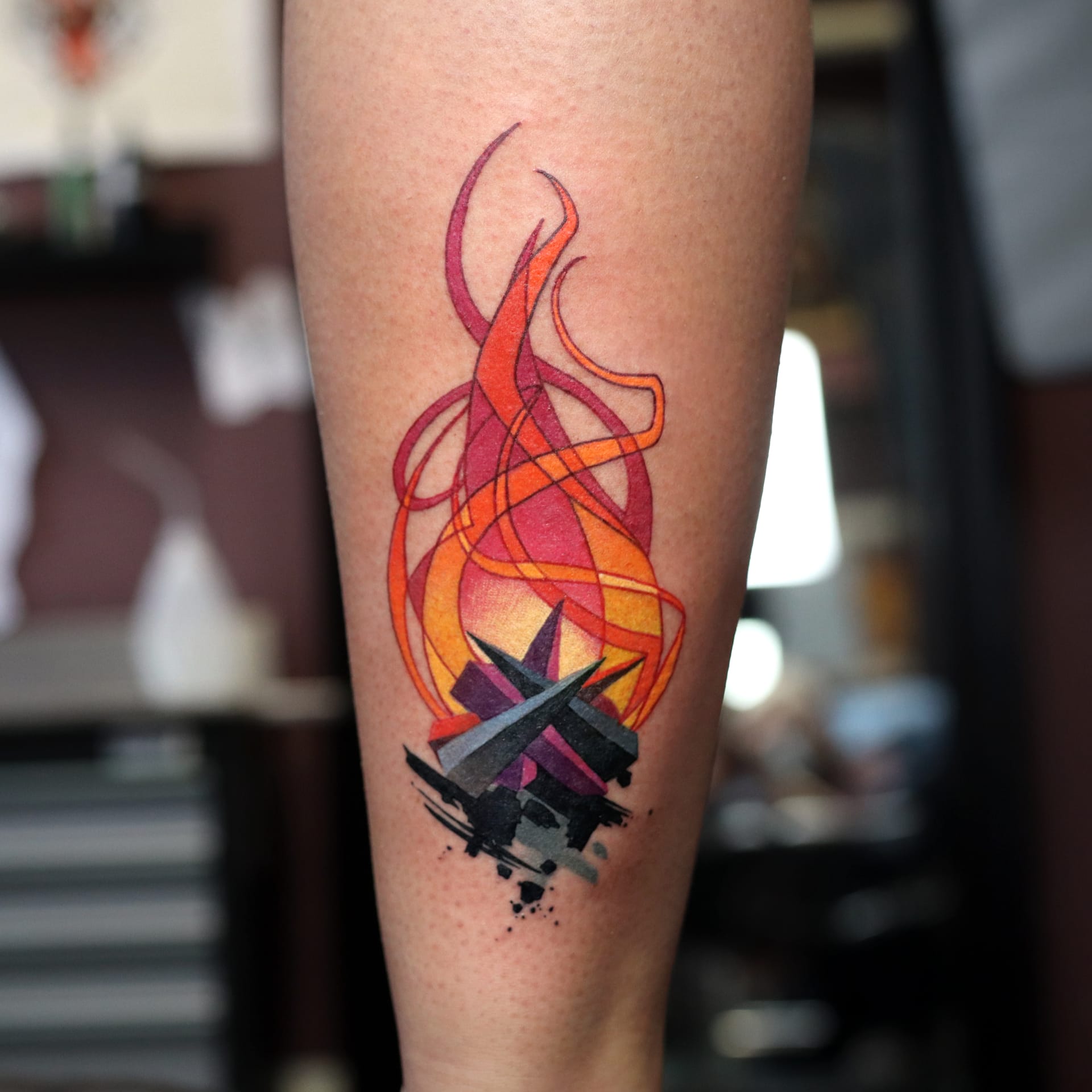 Cover-up tattoo after Oslo