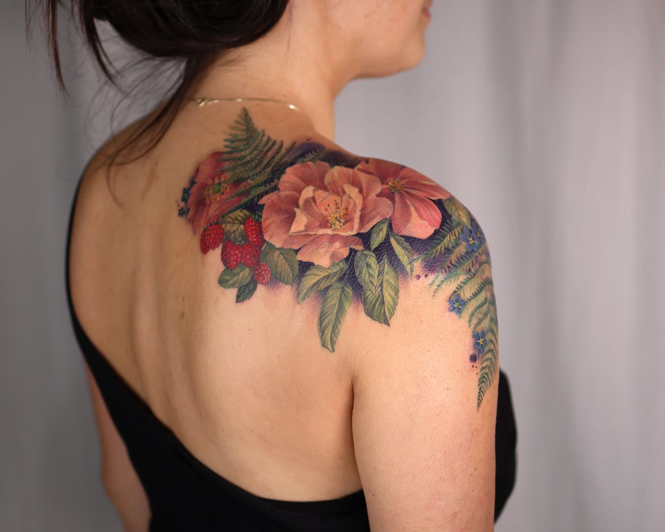 Finished cover-up tattoo Oslo